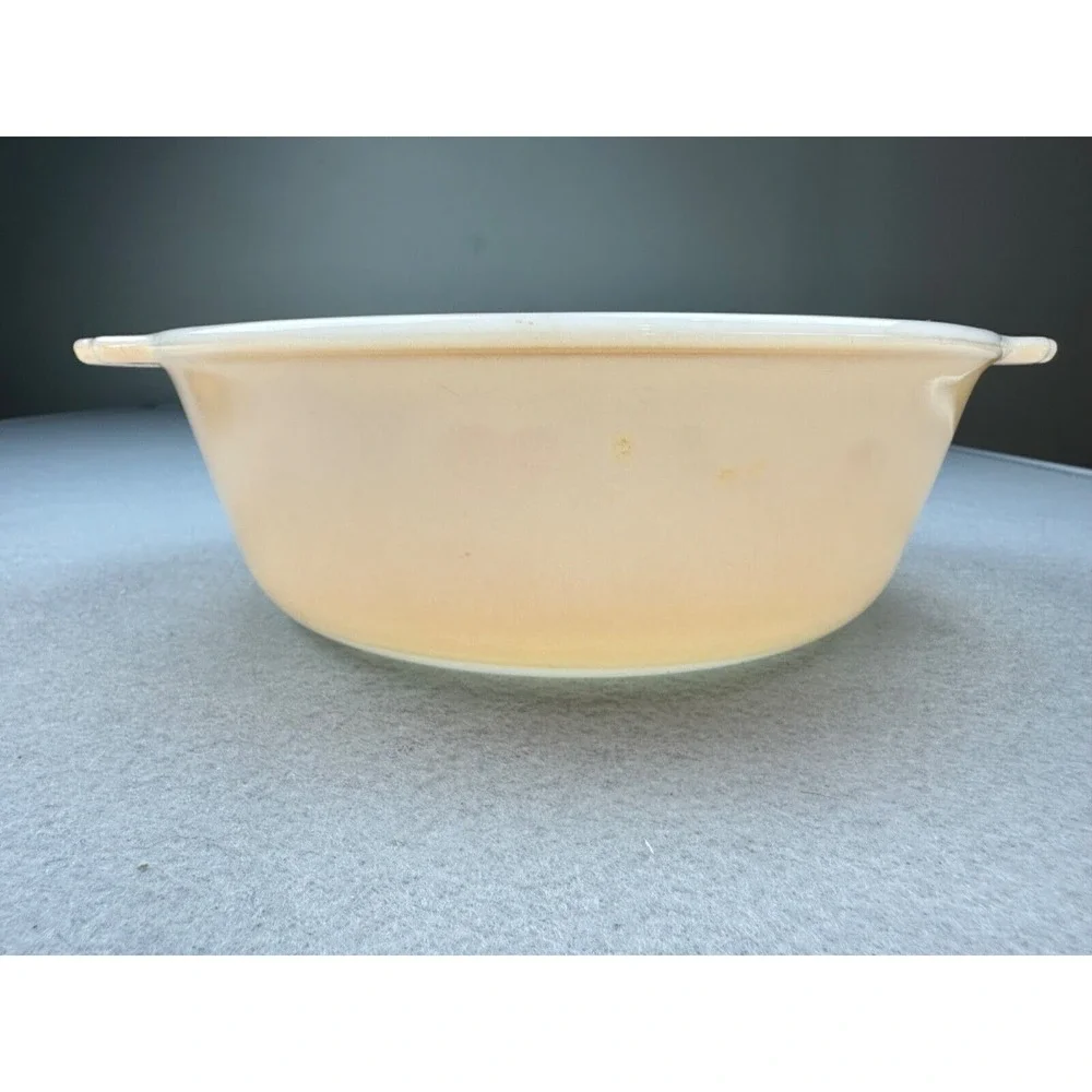 Set of 2 Vintage Fire King Iridescent Peach Lustre 8
